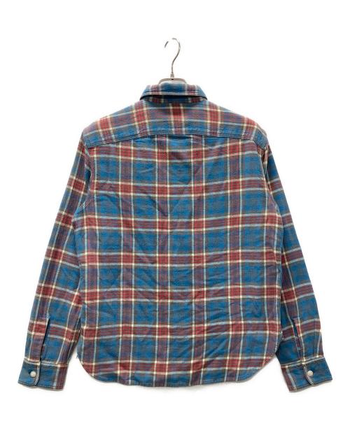 POLO RALPH LAUREN（ポロ・ラルフローレン）POLO RALPH LAUREN (ポロ・ラルフローレン) チェックフランネルシャツ ブルー×レッド サイズ:Sの古着・服飾アイテム
