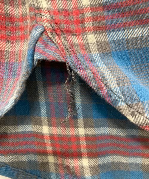 POLO RALPH LAUREN（ポロ・ラルフローレン）POLO RALPH LAUREN (ポロ・ラルフローレン) チェックフランネルシャツ ブルー×レッド サイズ:Sの古着・服飾アイテム