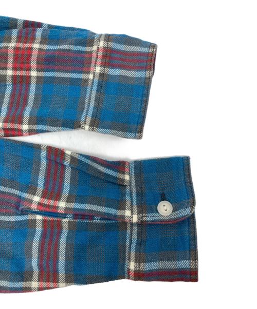 POLO RALPH LAUREN（ポロ・ラルフローレン）POLO RALPH LAUREN (ポロ・ラルフローレン) チェックフランネルシャツ ブルー×レッド サイズ:Sの古着・服飾アイテム