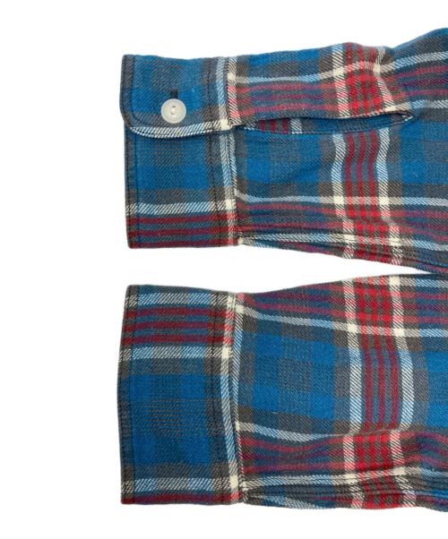 POLO RALPH LAUREN（ポロ・ラルフローレン）POLO RALPH LAUREN (ポロ・ラルフローレン) チェックフランネルシャツ ブルー×レッド サイズ:Sの古着・服飾アイテム