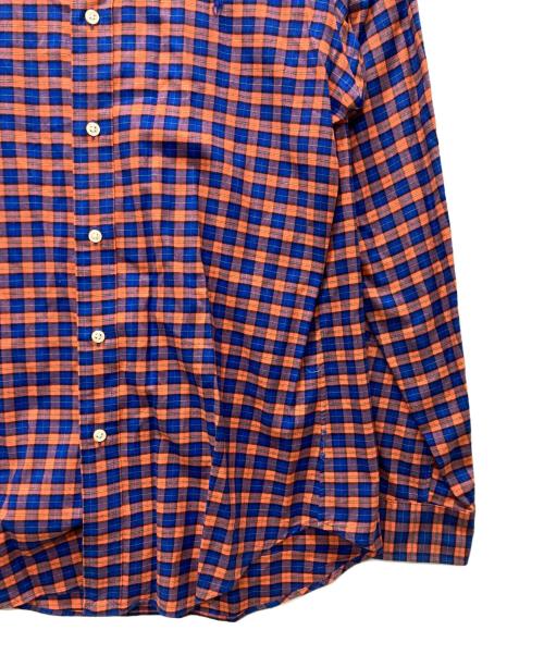 RALPH LAUREN（ラルフローレン）RALPH LAUREN (ラルフローレン) チェックシャツ オレンジ×ブルー サイズ:Mの古着・服飾アイテム