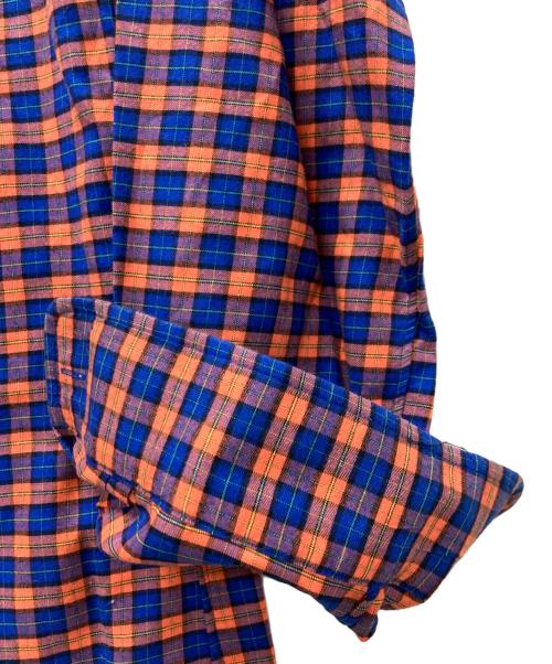 RALPH LAUREN（ラルフローレン）RALPH LAUREN (ラルフローレン) チェックシャツ オレンジ×ブルー サイズ:Mの古着・服飾アイテム