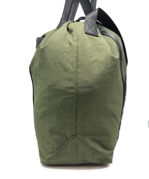 ZERO HALLIBURTON（ゼロ ハリバートン）ZERO HALLIBURTON (ゼロ ハリバートン) ZH-FIELD KM Edition 2 WAY Drawstring Tote Bag オリーブの古着・服飾アイテム