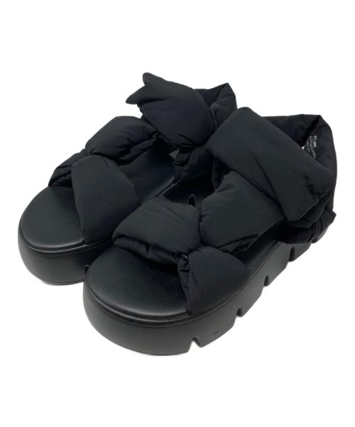 STEVE MADDEN（スティーブマデン）STEVE MADDEN (スティーブマデン) BONKERS サンダル ブラック サイズ:23.5の古着・服飾アイテム
