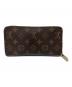 LOUIS VUITTON (ルイ ヴィトン) モノグラム ジッピー ウォレット 長財布 ブラウン：20000円