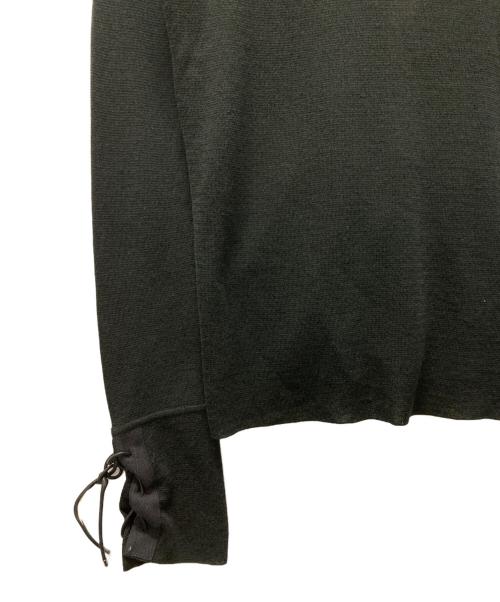 GUCCI（グッチ）GUCCI (グッチ) シルクコットンカーディガン ブラック サイズ:Sの古着・服飾アイテム