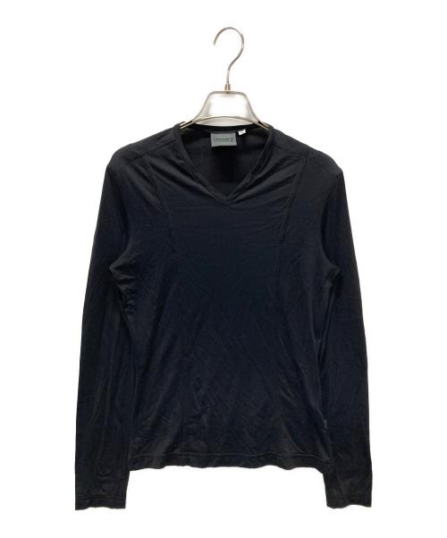 VERSACE JEANS COUTURE（ヴェルサーチ ジーンズクチュール）VERSACE JEANS COUTURE (ヴェルサーチ ジーンズクチュール) 長袖カットソー ブラック サイズ:Mの古着・服飾アイテム