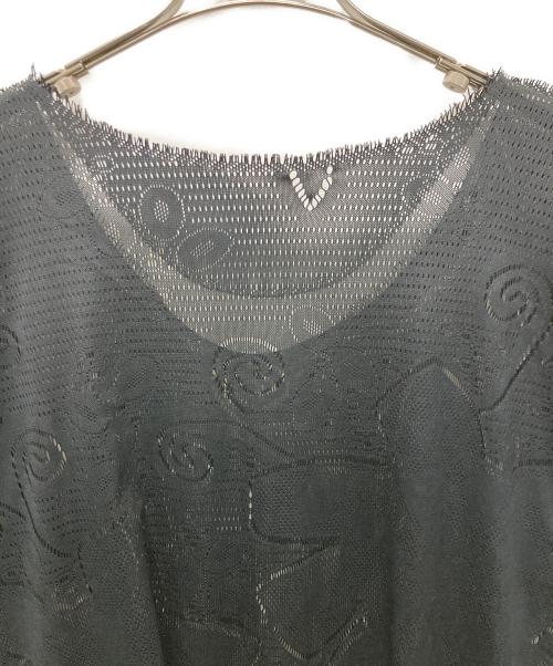 ISSEY MIYAKE（イッセイミヤケ）ISSEY MIYAKE (イッセイミヤケ) A-POC INSIDE レース カットオフ ワンピース ブラック サイズ:2の古着・服飾アイテム
