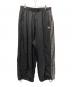 Y-3（ワイスリー）の古着「RAW EDGE 3 STRIPES WIDE PANTS」｜ブラック