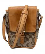 COACHコーチ）の古着「ショルダーバッグ」｜ベージュ