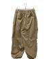 ANGLAN (アングラン) Nylon Parachute Balloon Pants ベージュ サイズ:２：9000円
