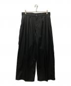 Wrangler×JOURNAL STANDARD relumeラングラー×ジャーナルスタンダード レリューム）の古着「別注3タック ランチャー ドレススラックスパンツ」｜ブラック