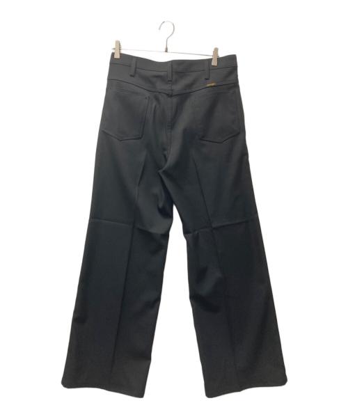 Wrangler（ラングラー）Wrangler (ラングラー) WRANCHER WIDE/ランチャーフレアーワイド ブラック サイズ:Lの古着・服飾アイテム