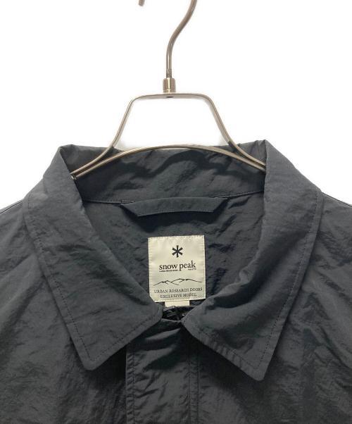 Snow peak（スノーピーク）snow peak (スノーピーク) URBAN RESEARCH DOORS (アーバンリサーチドアーズ) 別注 NYLON WASHER JACKET ブラック サイズ:XLの古着・服飾アイテム
