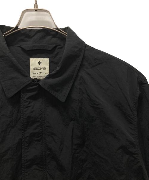 Snow peak（スノーピーク）snow peak (スノーピーク) URBAN RESEARCH DOORS (アーバンリサーチドアーズ) 別注 NYLON WASHER JACKET ブラック サイズ:XLの古着・服飾アイテム