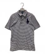 POLO RALPH LAURENポロ・ラルフローレン）の古着「ビッグポニーポロシャツ」｜ネイビー×ホワイト