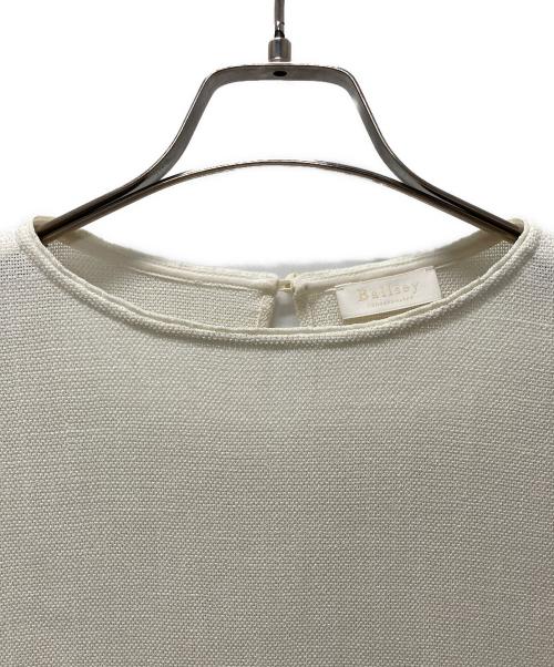 BALLSEY（ボールジィ）BALLSEY (ボールジィ) カラミ フリルスリーブブラウス アイボリー サイズ:36の古着・服飾アイテム