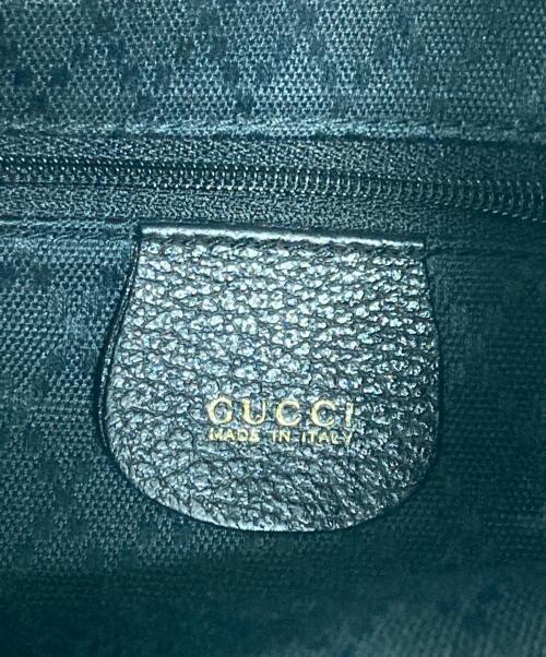 GUCCI（グッチ）GUCCI (グッチ) バンブースウェードミニリュック ブラックの古着・服飾アイテム
