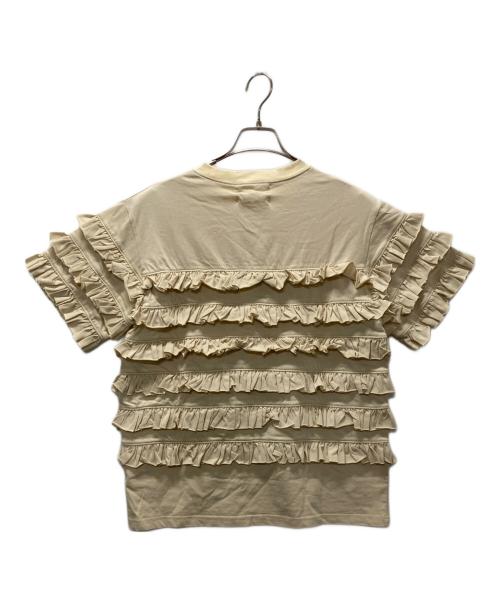 crinkle crinkle crinkle（クリンクル クリンクル クリンクル）crinkle crinkle crinkle (クリンクル クリンクル クリンクル) frill cutsew/フリルカットソー ベージュ サイズ:F 未使用品の古着・服飾アイテム