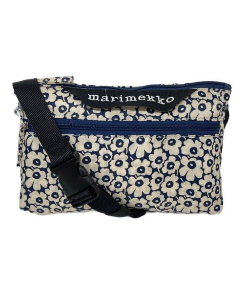 marimekko（マリメッコ）marimekko (マリメッコ) Neat Crossbody Unikko S アイボリー×ネイビーの古着・服飾アイテム