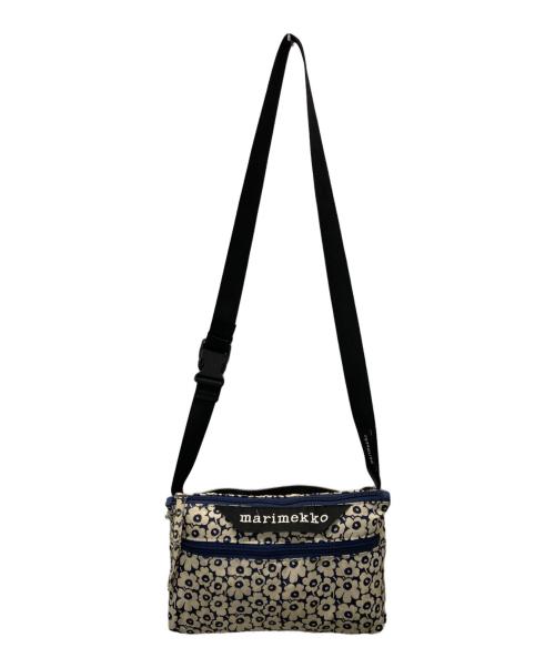 marimekko（マリメッコ）marimekko (マリメッコ) Neat Crossbody Unikko S アイボリー×ネイビーの古着・服飾アイテム