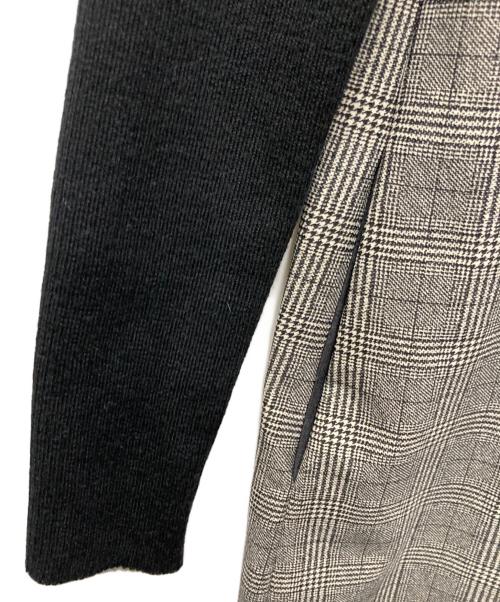 M'S GRACY（エムズグレイシー）M'S GRACY (エムズグレイシー) 切替ワンピース ブラック×グレー サイズ:38の古着・服飾アイテム