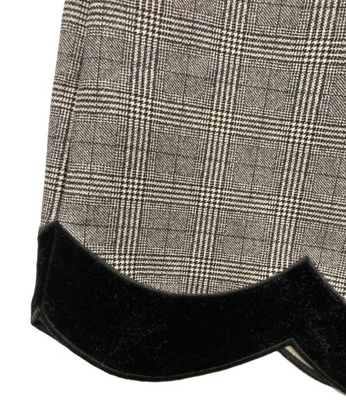 M'S GRACY（エムズグレイシー）M'S GRACY (エムズグレイシー) 切替ワンピース ブラック×グレー サイズ:38の古着・服飾アイテム