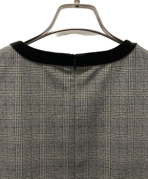 M'S GRACY（エムズグレイシー）M'S GRACY (エムズグレイシー) 切替ワンピース ブラック×グレー サイズ:38の古着・服飾アイテム