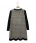M'S GRACY (エムズグレイシー) 切替ワンピース ブラック×グレー サイズ:38：8000円