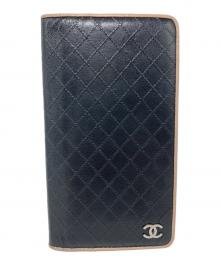 CHANEL（シャネル）の古着「ビコローレ 札入れ」｜ブラック