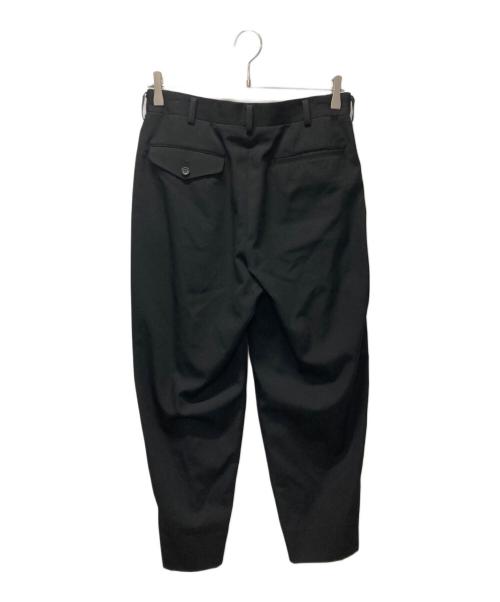 COMME des GARCONS HOMME DEUX（コムデギャルソン オム ドゥ）COMME des GARCONS HOMME DEUX (コムデギャルソン オム ドゥ) ウールギャバ ブラック ワイドパンツ ブラック サイズ:XSの古着・服飾アイテム