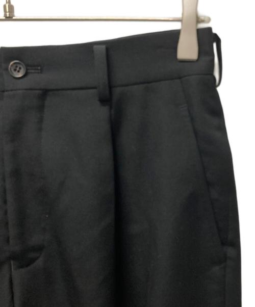 COMME des GARCONS HOMME DEUX（コムデギャルソン オム ドゥ）COMME des GARCONS HOMME DEUX (コムデギャルソン オム ドゥ) ウールギャバ ブラック ワイドパンツ ブラック サイズ:XSの古着・服飾アイテム