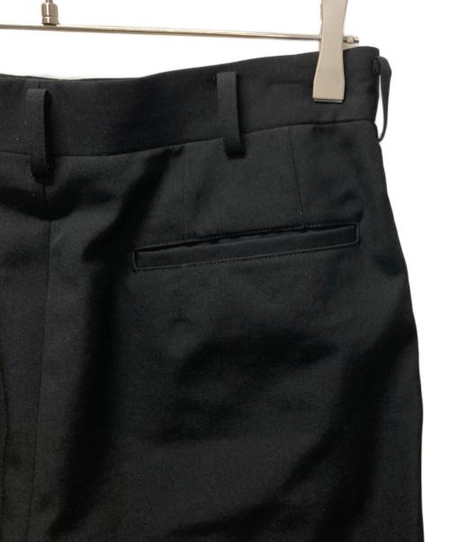 COMME des GARCONS HOMME DEUX（コムデギャルソン オム ドゥ）COMME des GARCONS HOMME DEUX (コムデギャルソン オム ドゥ) ウールギャバ ブラック ワイドパンツ ブラック サイズ:XSの古着・服飾アイテム