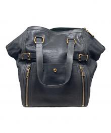 Yves Saint Laurent Rive Gauche（イヴ・サンローラン リヴ・ゴーシュ）の古着「ダウンタウントートバッグ」｜グレー
