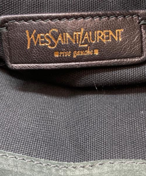 Yves Saint Laurent Rive Gauche（イヴ・サンローラン リヴ・ゴーシュ）Yves Saint Laurent Rive Gauche (イヴ・サンローラン リヴ・ゴーシュ) ダウンタウントートバッグ グレーの古着・服飾アイテム