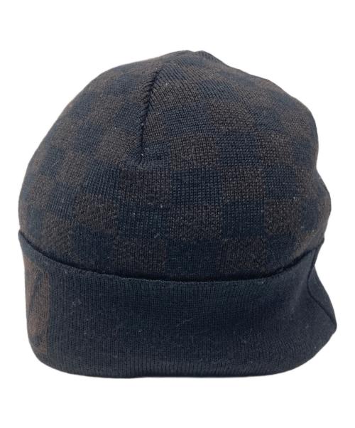 LOUIS VUITTON（ルイ ヴィトン）LOUIS VUITTON (ルイ ヴィトン) グラフィットニットキャップ ブラウンの古着・服飾アイテム