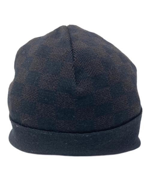LOUIS VUITTON（ルイ ヴィトン）LOUIS VUITTON (ルイ ヴィトン) グラフィットニットキャップ ブラウンの古着・服飾アイテム