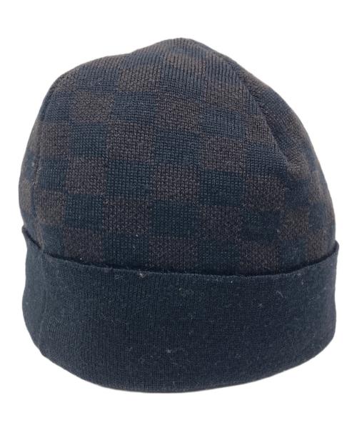 LOUIS VUITTON（ルイ ヴィトン）LOUIS VUITTON (ルイ ヴィトン) グラフィットニットキャップ ブラウンの古着・服飾アイテム