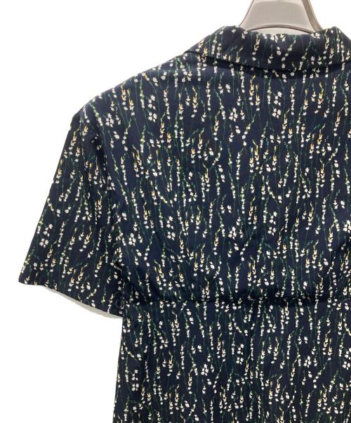 CLANE（クラネ）CLANE (クラネ) サルビアフラワープリントワンピース ネイビー サイズ:２の古着・服飾アイテム