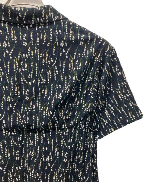 CLANE（クラネ）CLANE (クラネ) サルビアフラワープリントワンピース ネイビー サイズ:２の古着・服飾アイテム