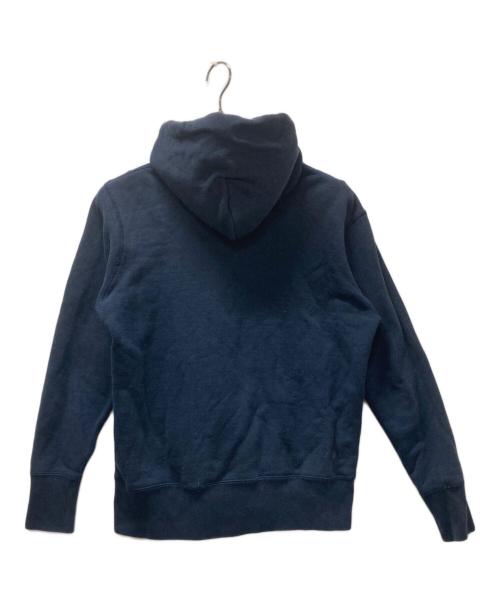 LOOPWHEELER（ループウィラー）LOOPWHEELER (ループウィラー) Vガゼットスウェットパーカー ネイビー サイズ:Mの古着・服飾アイテム