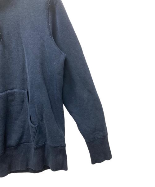 LOOPWHEELER（ループウィラー）LOOPWHEELER (ループウィラー) Vガゼットスウェットパーカー ネイビー サイズ:Mの古着・服飾アイテム