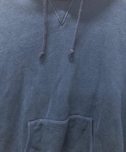 LOOPWHEELER（ループウィラー）LOOPWHEELER (ループウィラー) Vガゼットスウェットパーカー ネイビー サイズ:Mの古着・服飾アイテム
