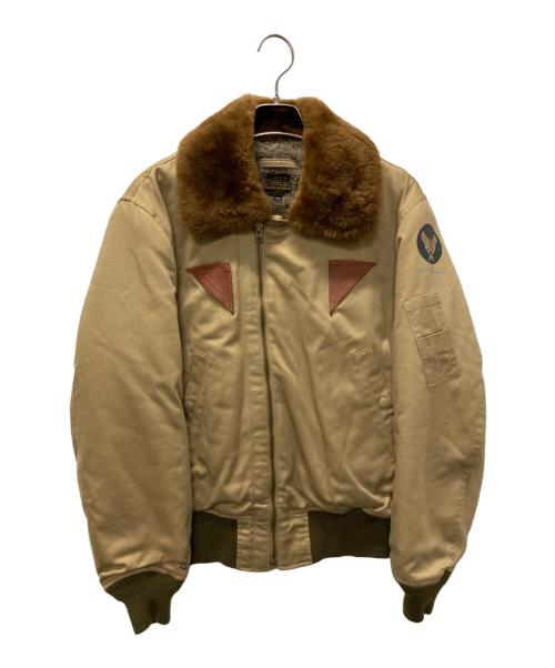 SOUTH BRONX MFG CO.（サウス ブロンクス）SOUTH BRONX MFG CO. (サウス ブロンクス) B-15フライトジャケット ブラウン サイズ:38の古着・服飾アイテム