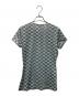 FENDI (フェンディ) ロゴプリント総柄Tシャツ スカイブルー サイズ:４４：7000円