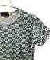 中古・古着 FENDI (フェンディ) ロゴプリント総柄Tシャツ スカイブルー サイズ:４４：7000円