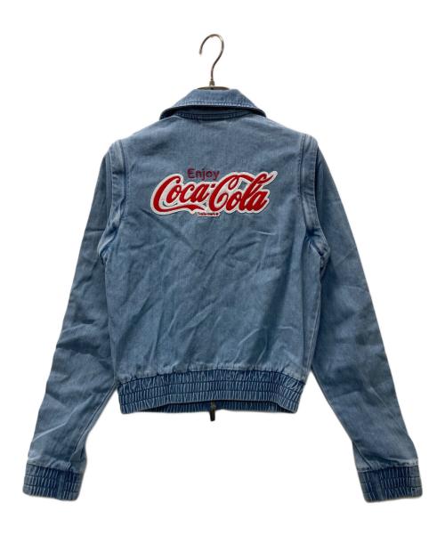 adidas（アディダス）adidas (アディダス) デニムジャケット スカイブルー サイズ:XS 未使用品の古着・服飾アイテム