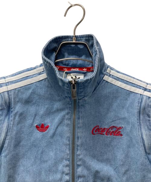 adidas（アディダス）adidas (アディダス) デニムジャケット スカイブルー サイズ:XS 未使用品の古着・服飾アイテム