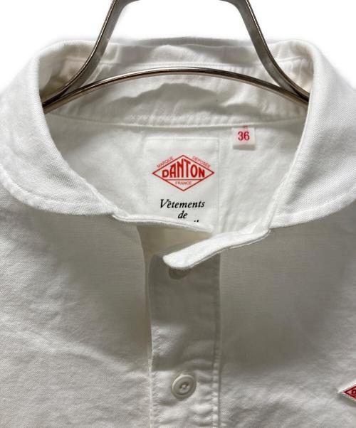 DANTON（ダントン）DANTON (ダントン) 半袖シャツ ホワイト サイズ:36の古着・服飾アイテム