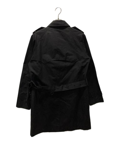 PS Paul Smith（ＰＳポールスミス）PS Paul Smith (ＰＳポールスミス) ライナー付シングルトレンチコート ブラック サイズ:Lの古着・服飾アイテム